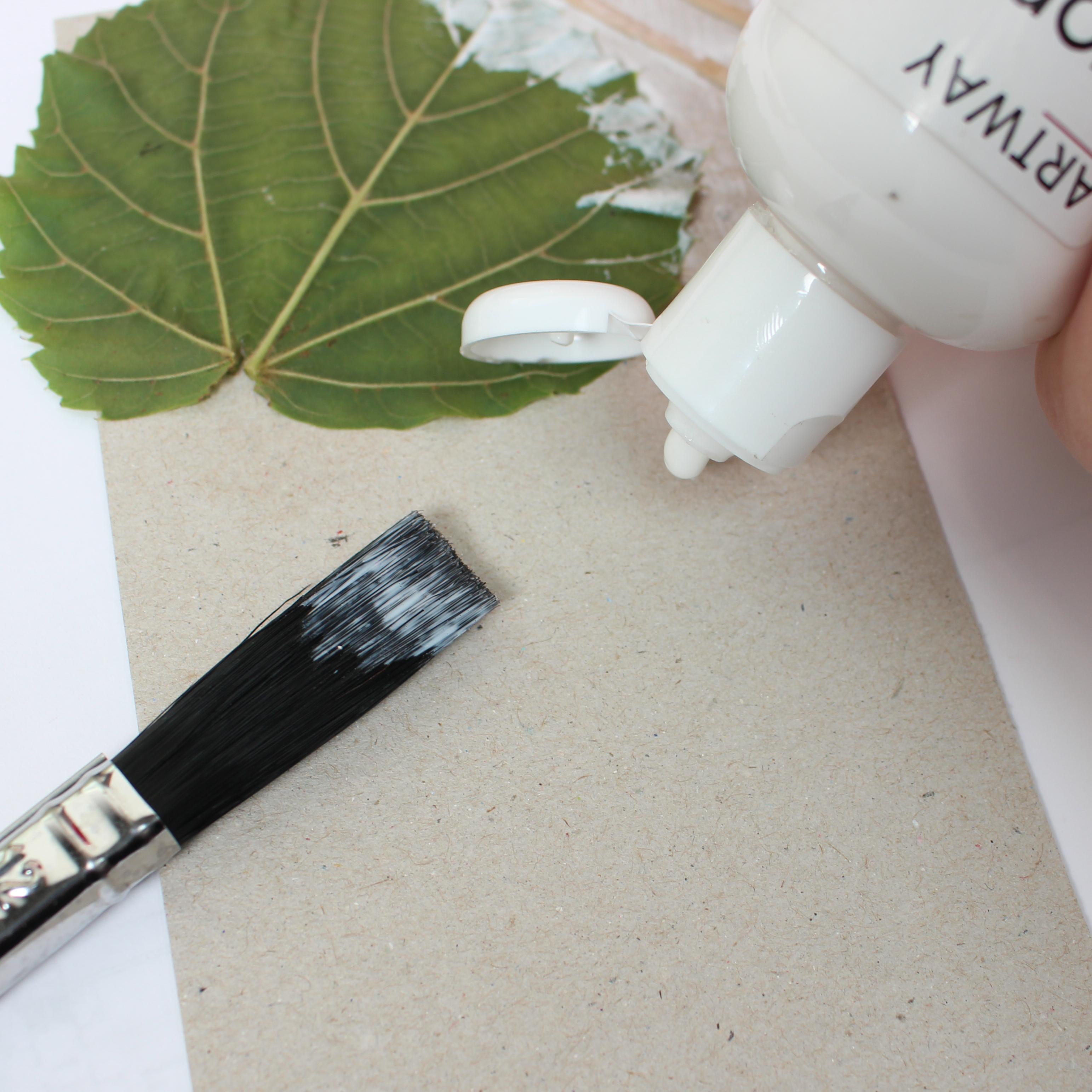 Gluing Materials to Greyboard